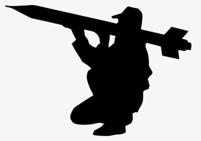 Missile Launcher Silhouette Png, Transparent Png, Free Download