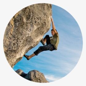 T-roy Sunset - People Rock Climbing Png, Transparent Png, Free Download