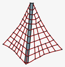 Spider Net Climber, Triangle, Dark Red - Triangle, HD Png Download, Free Download