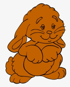 Bunny Outline - Coloring Pages, HD Png Download, Free Download