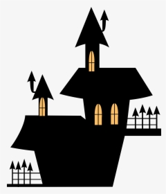 Transparent Cute House Clipart - Clipart Haunted House Art, HD Png Download, Free Download