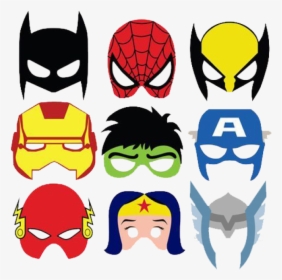 Avengers Clipart Mask - Printable Superhero Mask, HD Png Download, Free Download