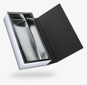 Rectangular Black Magnetic Closure Box - Paper, HD Png Download, Free Download