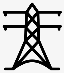 High Landline Svg Png - Power Generation Transmission & Distribution Icon, Transparent Png, Free Download