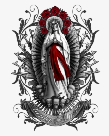 Design Santa Muerte Tattoo, HD Png Download, Free Download