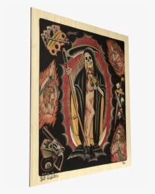 Santa Muerte - Carving, HD Png Download, Free Download