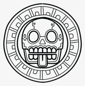 Mayan Santa Muerte Jine Drawing, HD Png Download, Free Download
