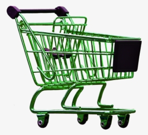 Shopping Cart Green Isolated Photo Pixabay - Green Shopping Cart Transparent, HD Png Download, Free Download