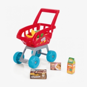 Mini Market / Carrinho De Compras - Home Supermarket Kids Shopping Trolley, HD Png Download, Free Download