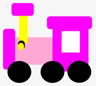 Pink Train Clipart, HD Png Download, Free Download