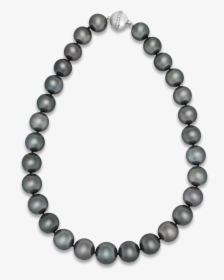 Tahitian Pearl Necklace - Rose Gold Swarovski Crystal Bracelet, HD Png Download, Free Download