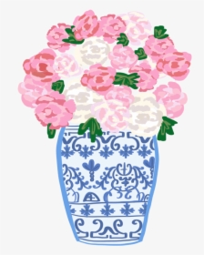 Peony Vase - Bouquet, HD Png Download, Free Download
