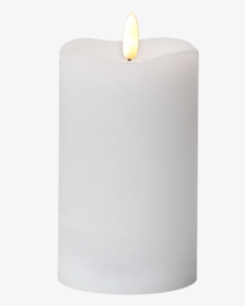 Led Pillar Candle Flamme - Unlit Candle Gif Transparent, HD Png Download, Free Download