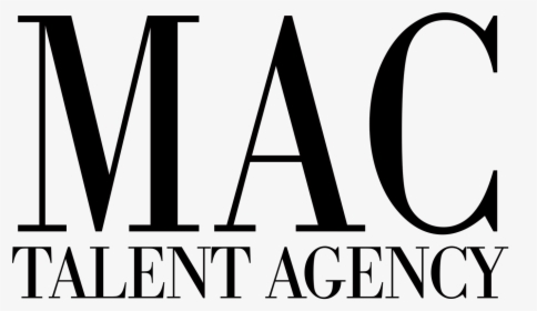 Mac Talent Agency-logo Blk - Calligraphy, HD Png Download, Free Download