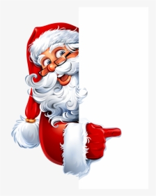 Naughty Claus Illustration Cartoon Santa Christmas - Santa Claus Png Vector, Transparent Png, Free Download