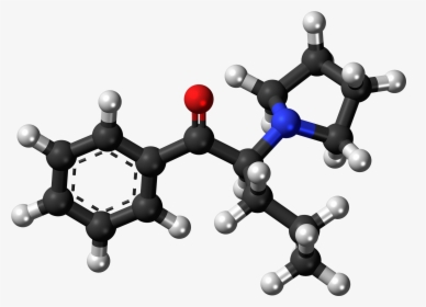 Alpha-pvp Molecule Ball - Structure Cetylpyridinium, HD Png Download, Free Download
