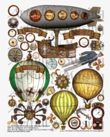 Thumb Image - Steampunk Collage Sheets, HD Png Download, Free Download
