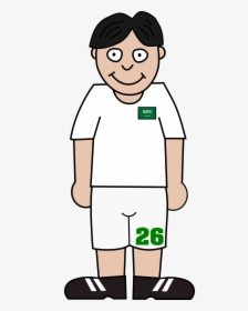 World Cup Soccer Player Clipart Png Transparent Png - Cartoon Soccer Player Png, Png Download, Free Download