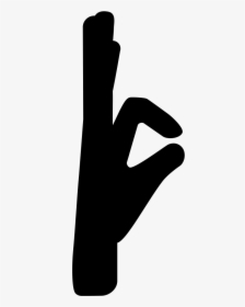 Clip Art Side View Of Hand - Sign, HD Png Download, Free Download