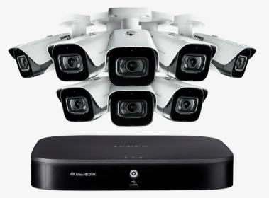 4k Ultra Hd 8 Channel Security System With 8 Ultra - Camera, HD Png Download, Free Download