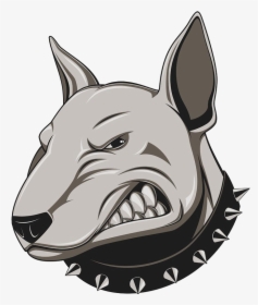 Bulldog Vector Graphics Royalty-free Illustration Dog - Bull Terrier Angry, HD Png Download, Free Download