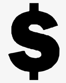 Dollar Sign Clip Art At Vector Clip Art 2 Image - Black Dollar Sign Png, Transparent Png, Free Download