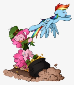 Leprechaun Clipart End Rainbow - Pinion Pot Of Gold, HD Png Download, Free Download