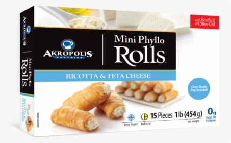3d Box Mini Rolls Usa 454g Cheese - Akropolis Mini Rolls Banner, HD Png Download, Free Download