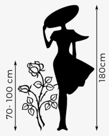 Picture - Rose Tree Clip Art Black And White, HD Png Download, Free Download