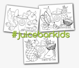 Love Smoothies Coloring Pages, HD Png Download, Free Download