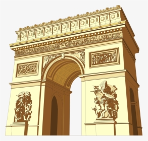 Transparent Arc De Triomphe Clipart - Roman Architecture Triumphal Arch, HD Png Download, Free Download