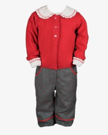 Mathilda Red Dots Outfit - Cardigan, HD Png Download, Free Download