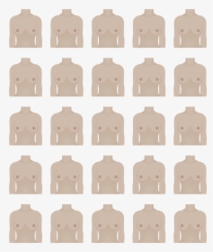 Side Set Breasts - Boob Shapes, HD Png Download, Free Download