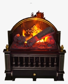 Transparent Fire Effect Png - Vintage Electric Fireplace Insert, Png Download, Free Download