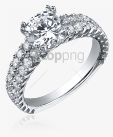 Transparent Wedding Rings Png - Transparent Background Diamond Ring Png, Png Download, Free Download