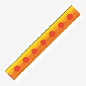 Yellow/orange With Red Dots Woven Dot Ribbon, 3/8 - Pencil Clipart, HD Png Download, Free Download