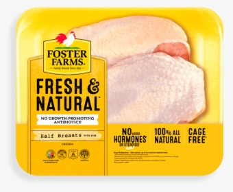 Half Breasts - Foster Farms Chicken Thighs, HD Png Download, Free Download