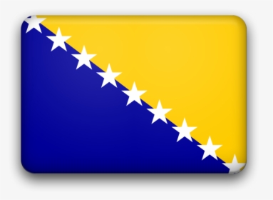 Bosnia And Herzegovina Flag Picture - 00387 Country Code, HD Png Download, Free Download