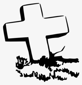 Clipart Of Rip, Grave And Cemetery - Outline Of A Grave, HD Png Download, Free Download