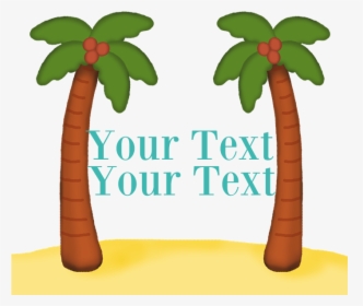Transparent Palm Tree Png Clipart - Cartoon, Png Download, Free Download