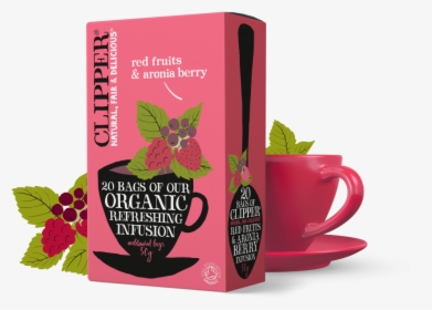 Organic Red Fruit Aronia Berry Infusion - Clipper Tea Red Fruits, HD Png Download, Free Download