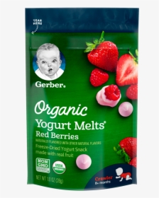 Red Berries - Organic Yogurt Melts Gerber, HD Png Download, Free Download