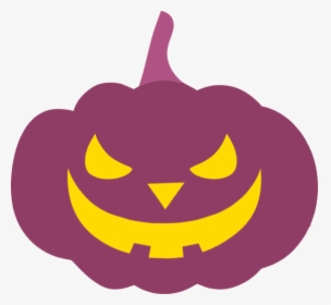 Halloween Pumpkin Lamp Yellow Sticker - Pumpkin, HD Png Download, Free Download