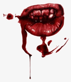 #@vampirs #halloween #blood #lips - Bloody Teeth Png Transparent, Png Download, Free Download