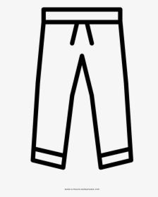 Pants Coloring Page - Раскраска Для Малышей Брюки, HD Png Download, Free Download