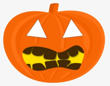 Halloween Pumpkin Mask Template Clipart , Png Download - Pumpkin Printable Mask For Halloween, Transparent Png, Free Download