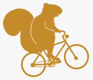 Squirrel On A Bike Clip Art, HD Png Download, Free Download