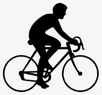 Free Photo Riding Sport - Cycling Silhouette, HD Png Download, Free Download