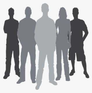 Transparent Group Silhouette Png - People Silhouette Clipart, Png Download, Free Download