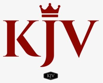 Kjv Bible Apparel Kjv Logo Red W/ Crown - Kjv Bible Transparent Background, HD Png Download, Free Download